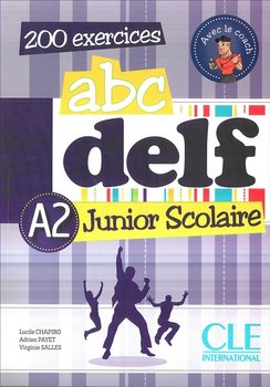 ABC Delf A2. Junior Scolaire. Podręcznik z kluczem. 200 ćwiczeń + DVD okładka