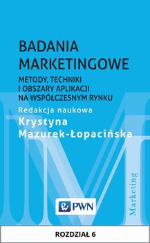 Badania marketingowe. Metody, techniki i obszary aplikacji na współczesnym rynku. Rozdział 6 okładka