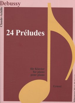 Debussy. 24 Preludes fur Klavier okładka