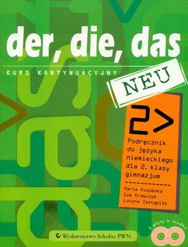 Der, die, das neu. Język niemiecki. Podręcznik. Klasa 2. Gimnazjum + CD okładka