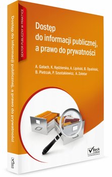 Dostęp do informacji publicznej a prawo do prywatności + CD okładka