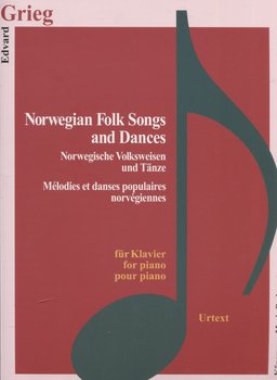 Grieg. Norwegian Folk Songs and Dances for piano okładka