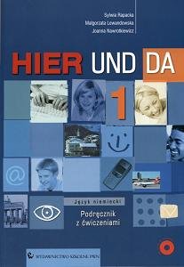 Hier und da 1. Jezyk niemiecki. Podręcznik z ćwiczeniami + CD okładka