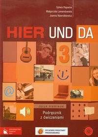 Hier und da 3. Język niemiecki. Podręcznik z ćwiczeniami. Szkoła ponadgimnazjalna + CD okładka