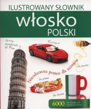 Ilustrowany słownik włosko-polski okładka