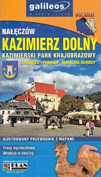 Kazimierz Dolny, Kazimierski Park Krajobrazowy. Ilustrowany przewodnik z mapami okładka