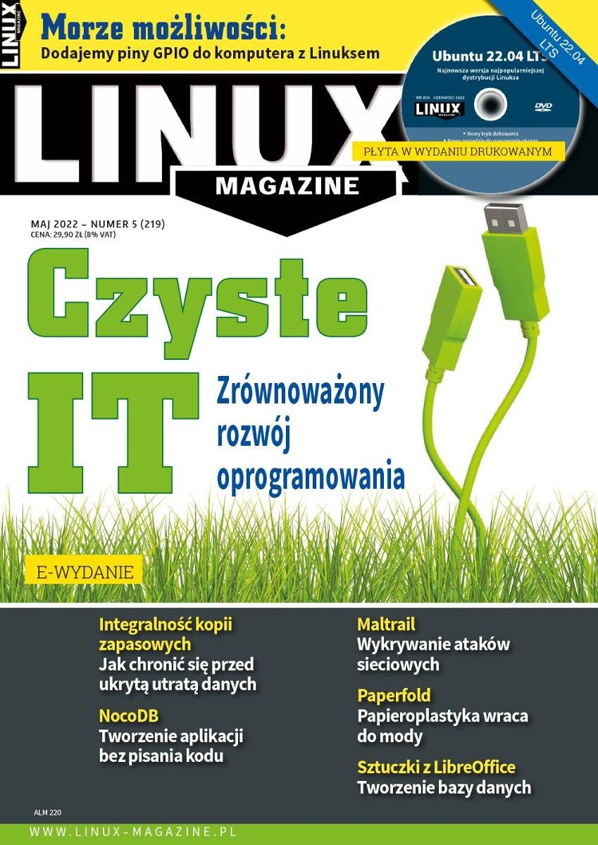 Linux Magazine. Czerwiec 2022 okładka