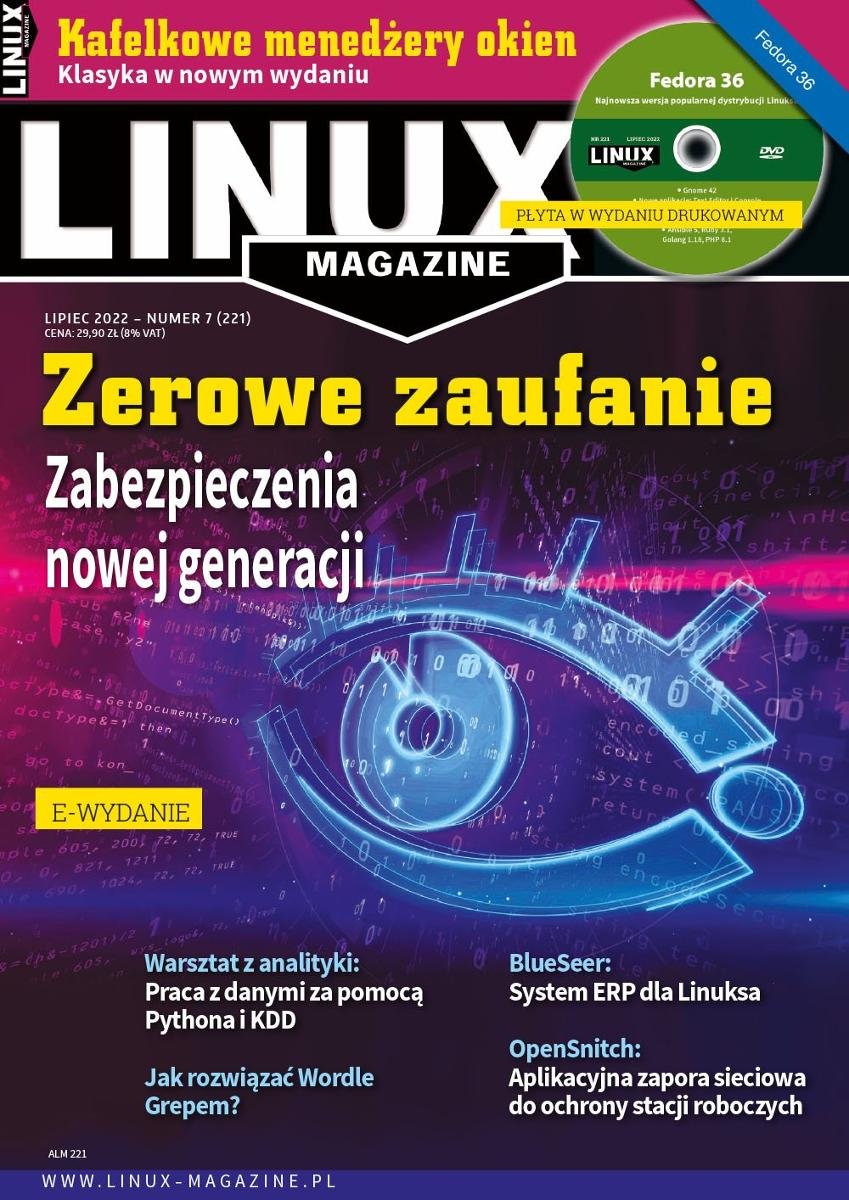 Linux Magazine. Lipiec 2022 okładka