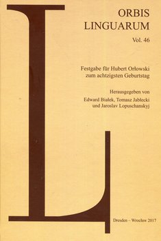 Orbis Linguarum. Volume 46 okładka