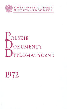 Polskie Dokumenty Dyplomatyczne 1972 okładka