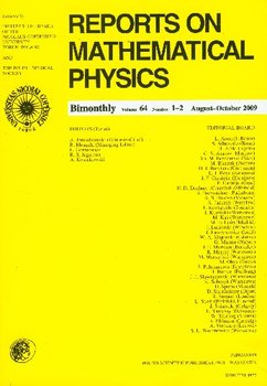 Reports on Mathematical Physics 64/1-2 2009 okładka