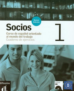 Socios 1. Język hiszpański. Poziom A1-A2. Ćwiczenia + CD okładka