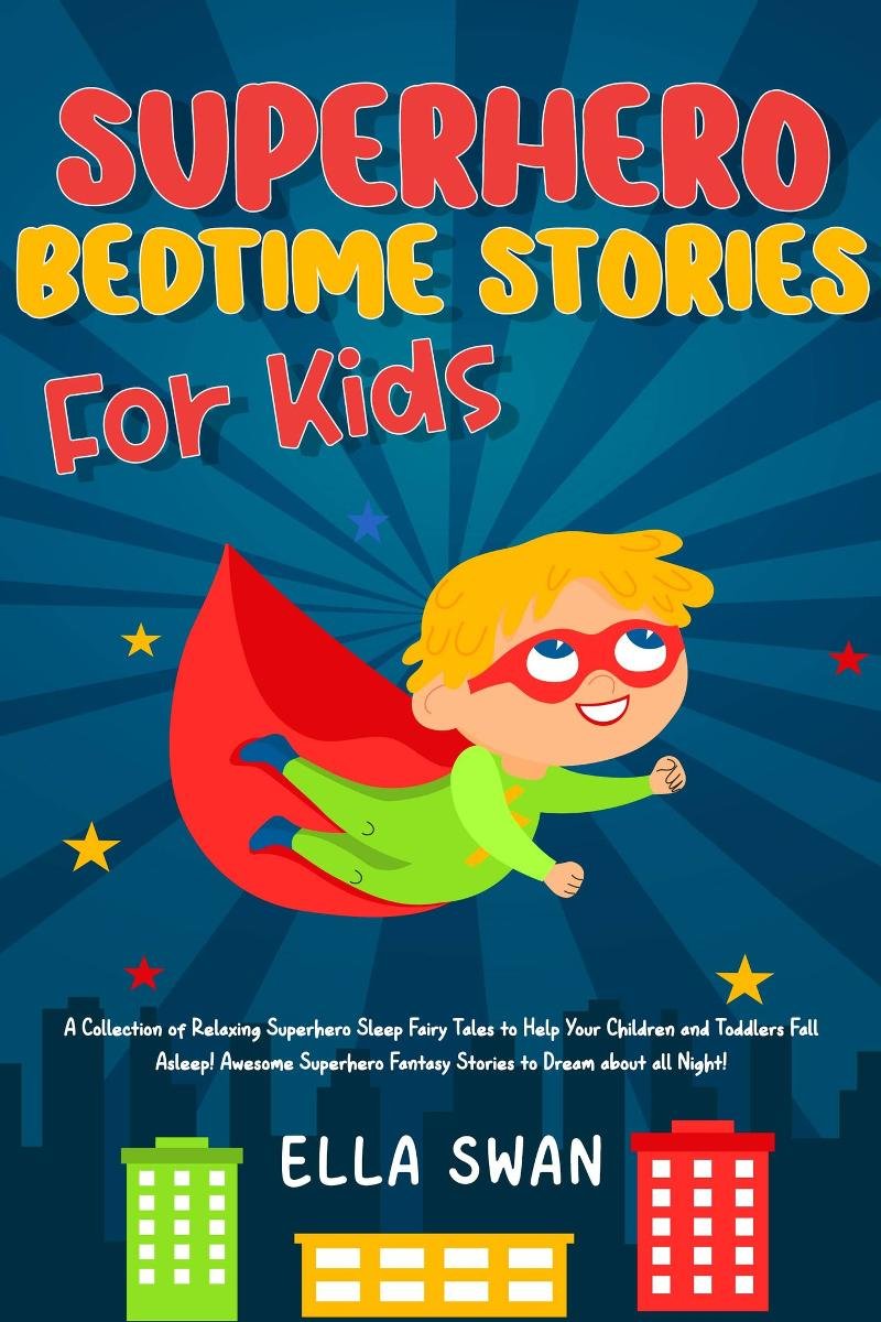 Superhero Bedtime Stories For Kids okładka