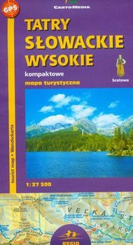 Tatry Słowackie Wysokie - Mapa turystyczna 1:27 500 okładka