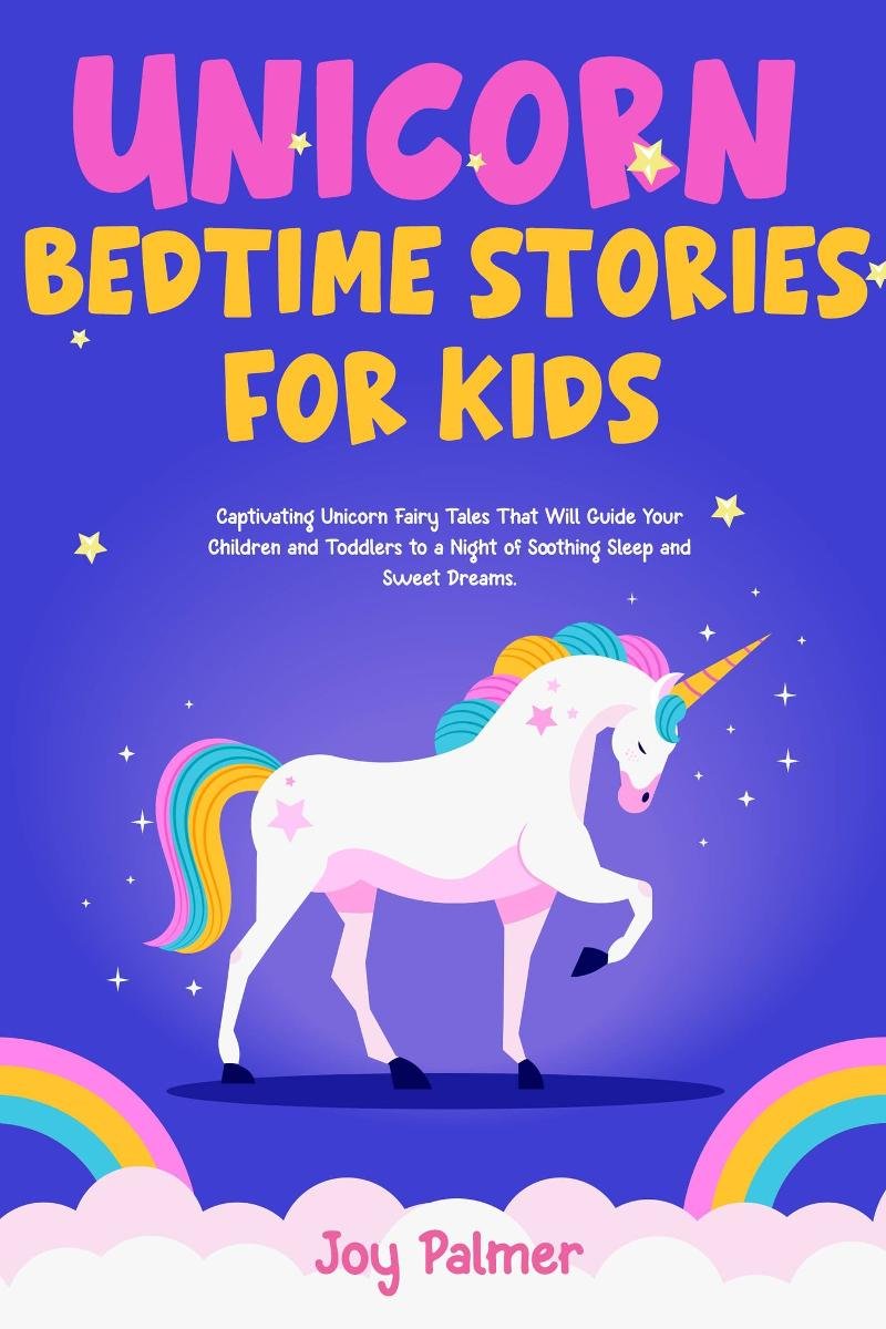 Unicorn Bedtime Stories For Kids okładka