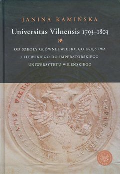 Universitas Vilnensis 1793-1803 okładka