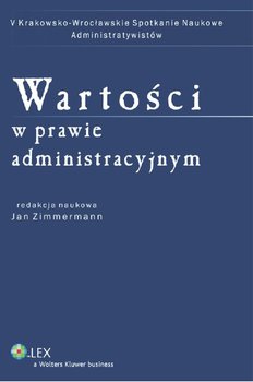 Wartości w prawie administracyjnym okładka